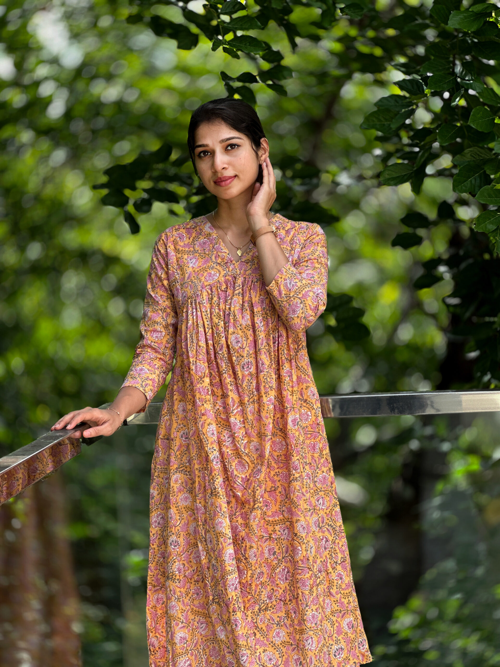 Udisha_thewestloom_orange_kurta4