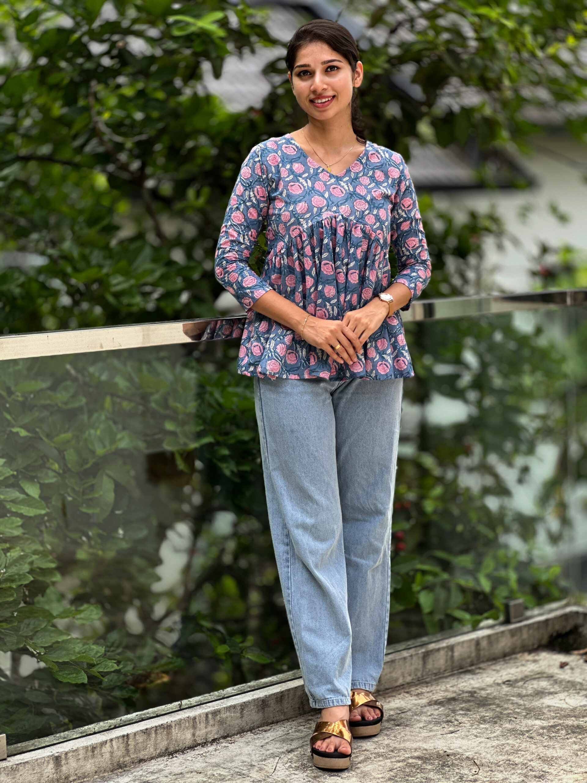 naisha_thewestloom_blueshortkurta1