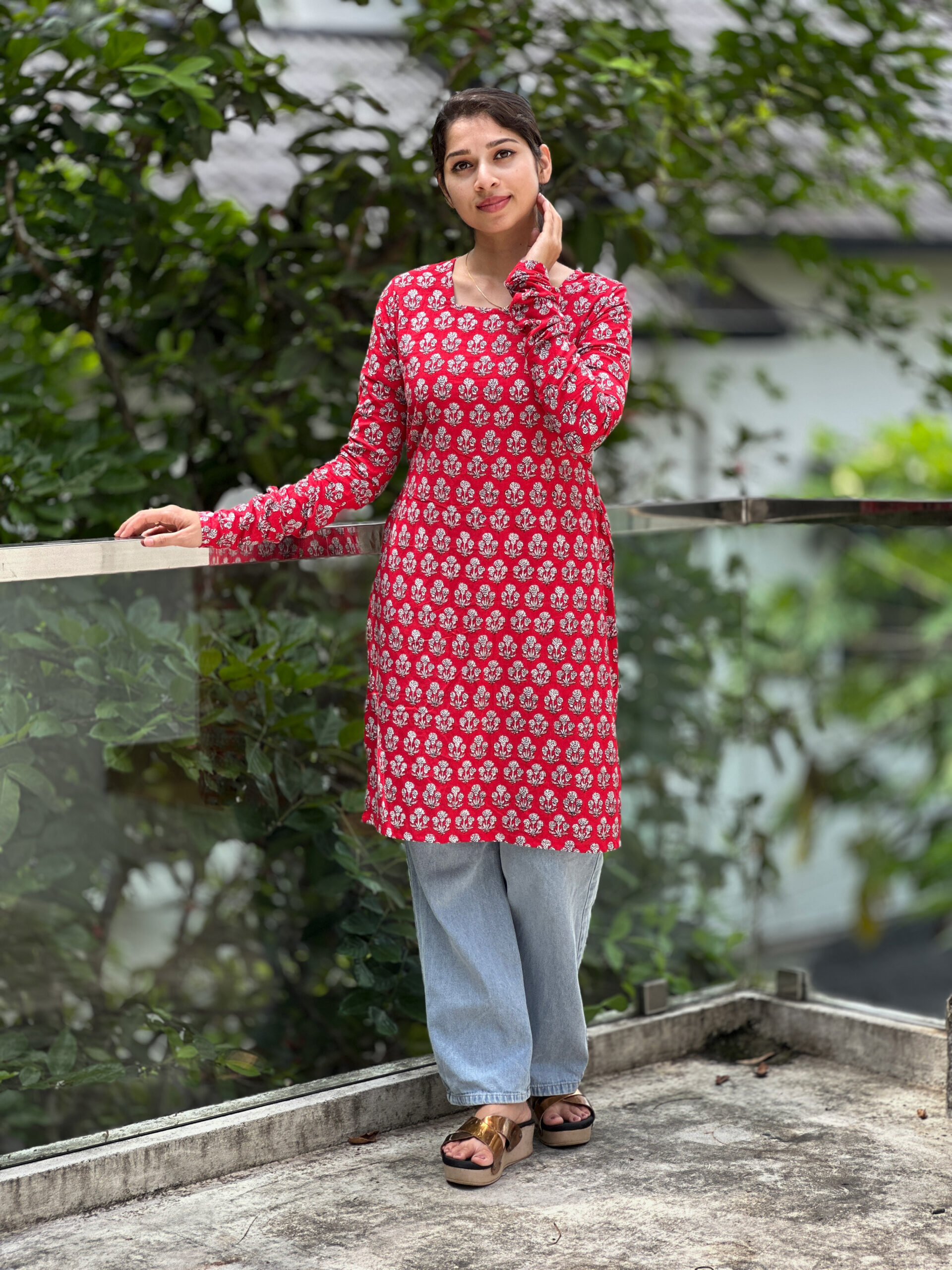 subhani_thewestloom_redkurtashort_3