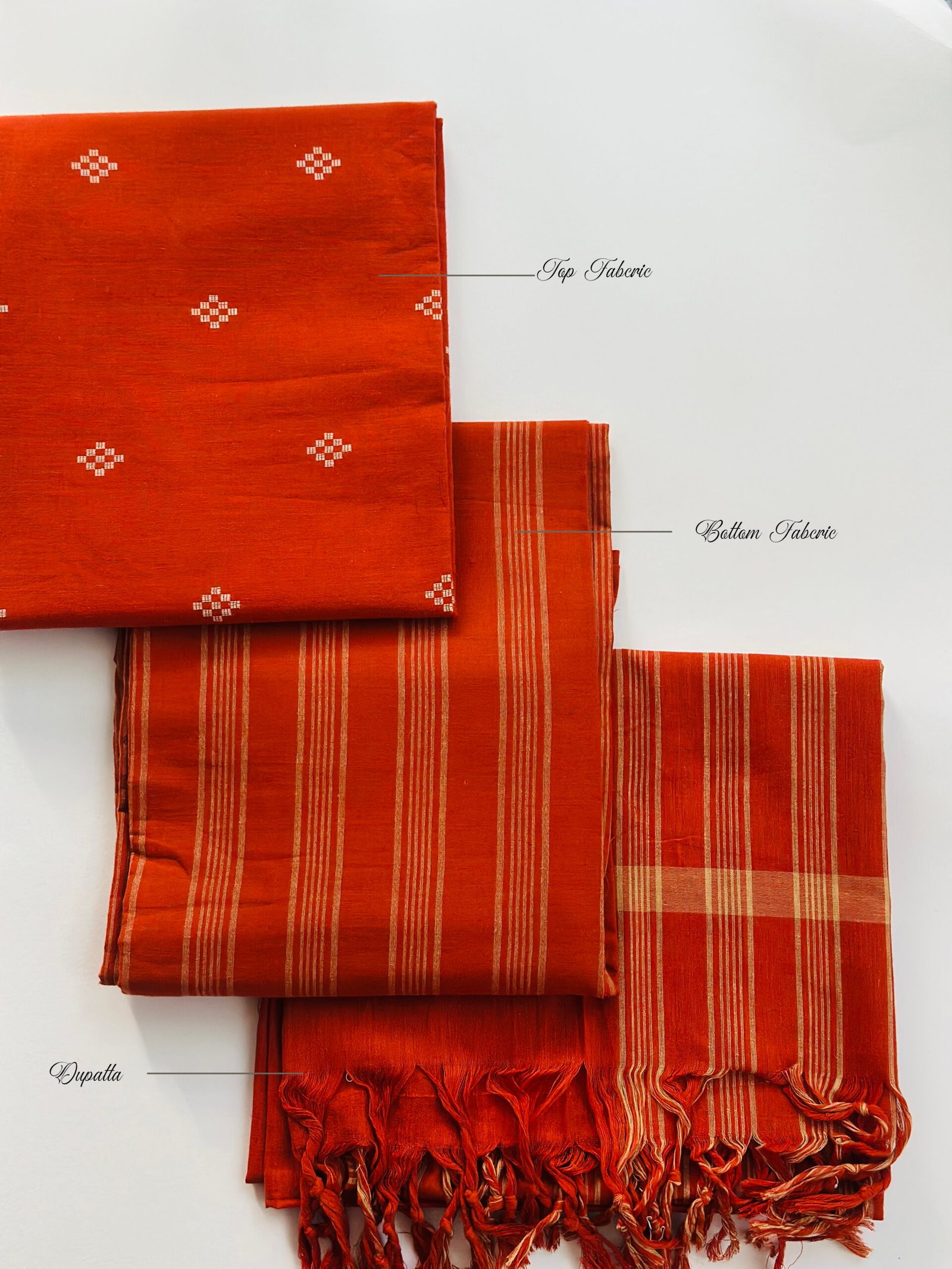Orange Jamdani_3