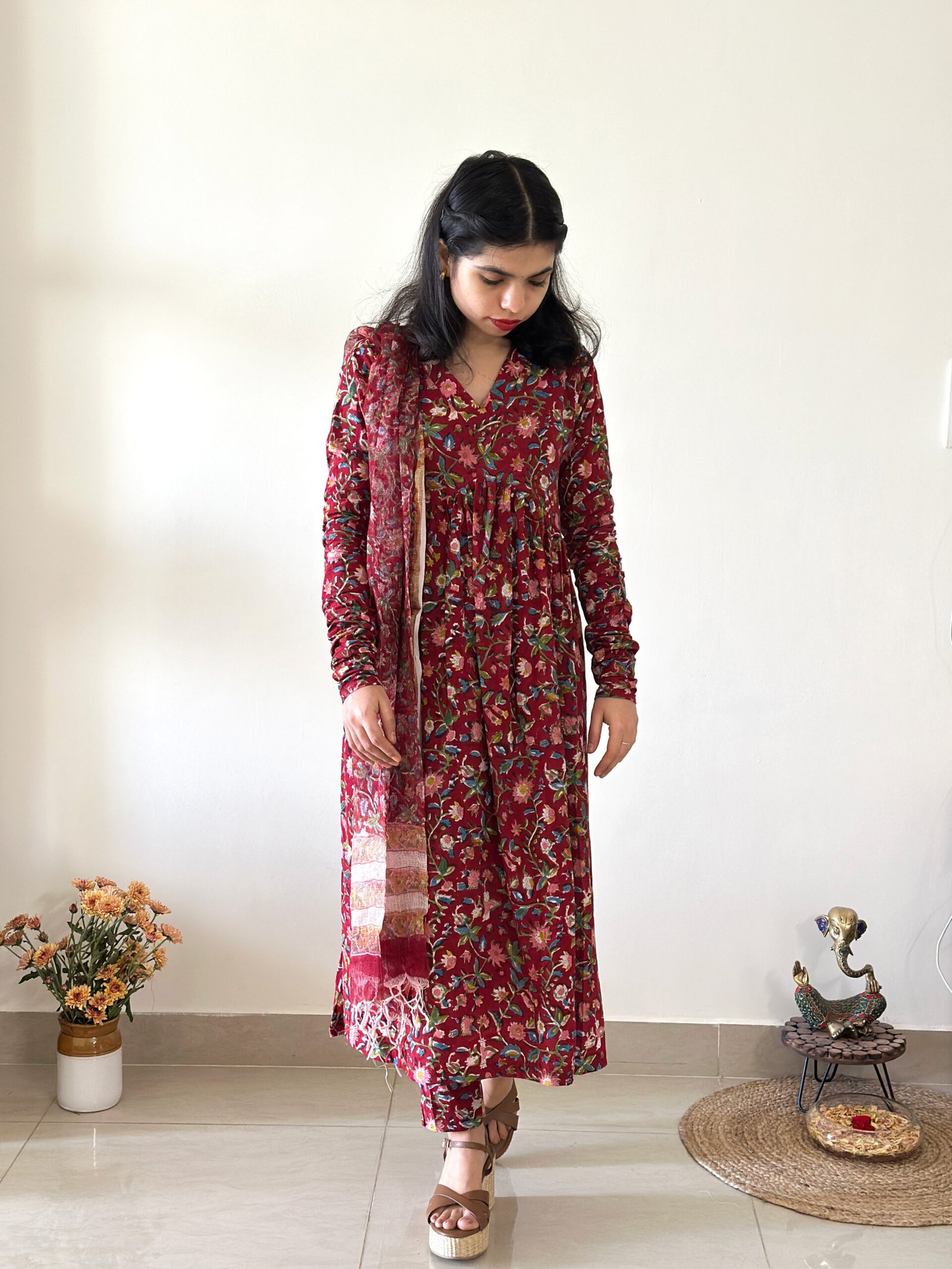 Yavana_thewestloom_red_salwar_cotton_4